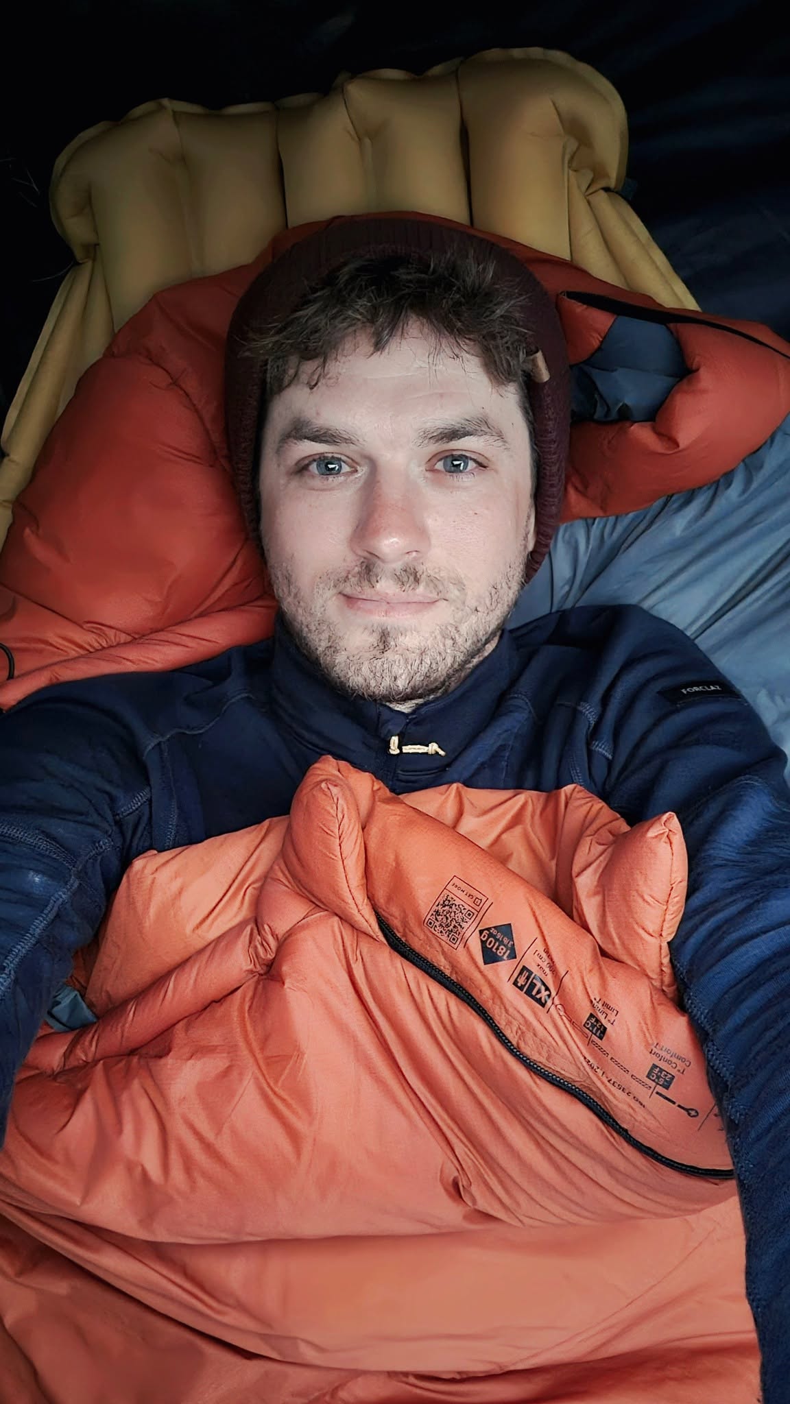 The final morning heading towards the destination, taking some extra time to sleep in